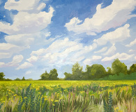 Jessica Bartlet, Land Trust Summer Clouds