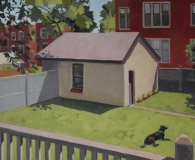 Michele BonDurant, A dog and his yard