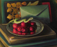 Garden Snake and Cherries