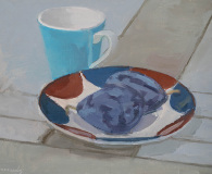Tim Kennedy, Plums, Plate and Cup