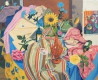 Kathy Moore, Nestled and Tucked Still Life with Matisse