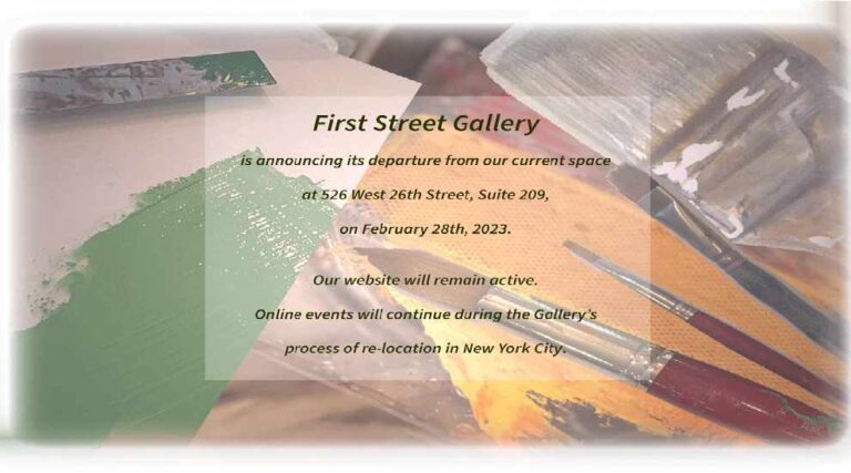 contemporary art, Chelsea, New York | FIRST STREET GALLERY