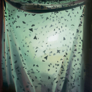 Sheet with moths, artists: Annie Blazejack And Geddes Levenson