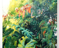 Different green plants with red flowers