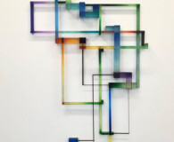 abstract painting on acrylic