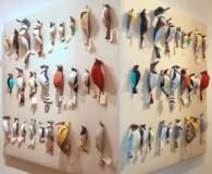 Birds on fabric