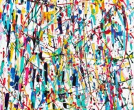 Abstract, multi-color.